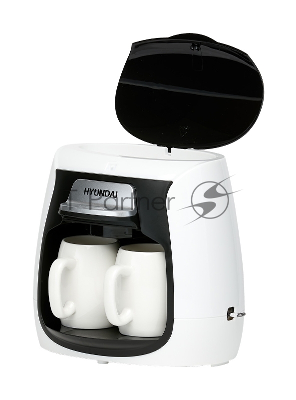 Кофеварка капельная Hyundai HYD-0204 500Вт белый