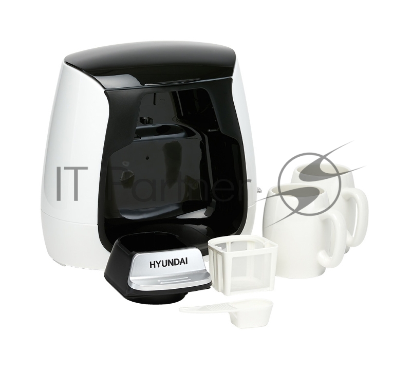 Кофеварка капельная Hyundai HYD-0204 500Вт белый