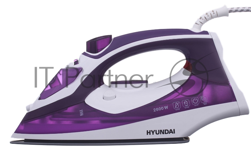 Утюг Hyundai H-SI01564 2600Вт фиолетовый/белый