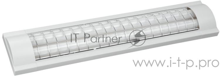 Светильник ЛПО 3017/решетка 2х18Вт Т8 G13 ЭПРА IP20 с лампой | LLPO1-3017-2-18-K01 | IEK