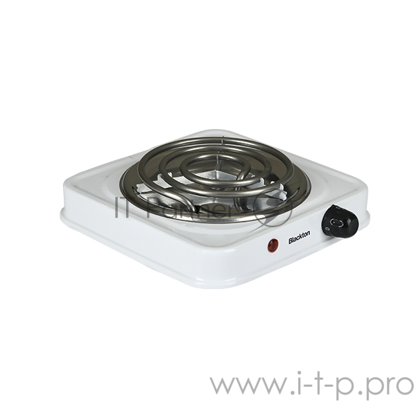 Электроплитка Blackton Bt HP101W White Количество конфорок 1шт, Материал конфорок - Нержавеющая сталь, Тип нагревательного элемента - Спираль, Размер конфорки 140мм, Индикация включения, Плавная регулировка температуры, Защита от перегрева, Количеств