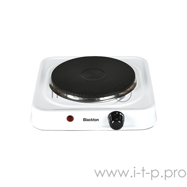 Электроплитка Blackton Bt HP113W White Количество конфорок 1шт, Материал конфорок - Чугун, Тип нагревательного элемента - Дисковый нагреватель, Размер конфорки 155мм, Индикация включения, Плавная регулировка температуры, Защита от перегрева, Количест