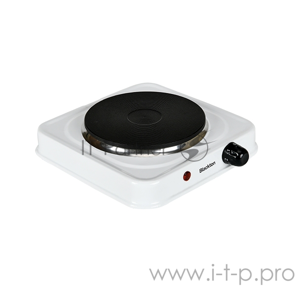 Электроплитка Blackton Bt HP113W White Количество конфорок 1шт, Материал конфорок - Чугун, Тип нагревательного элемента - Дисковый нагреватель, Размер конфорки 155мм, Индикация включения, Плавная регулировка температуры, Защита от перегрева, Количест