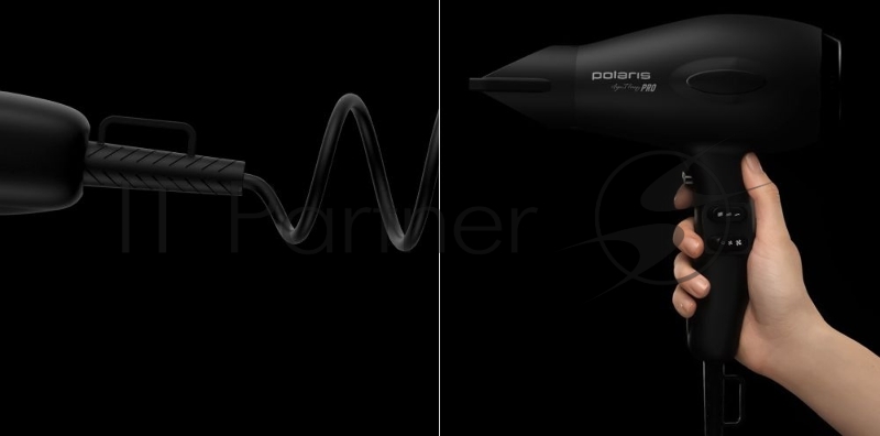 Фен Polaris PHD 2099ACi Argan Therapy PRO 2000Вт черный