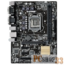 Материнская плата ASUS H110M-C RTL {1151, H110, DDR4, SATA III, PCI-E, D-Sub, DVI, SB, GBL, USB2.0, USB3.0, mATX}