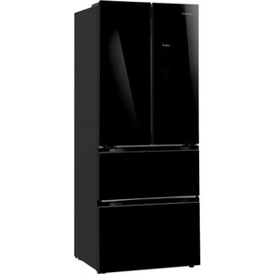 Холодильник TESLER RFD-361I BLACK GLASS