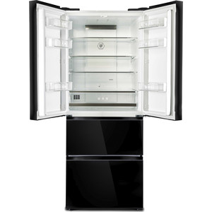Холодильник TESLER RFD-361I BLACK GLASS