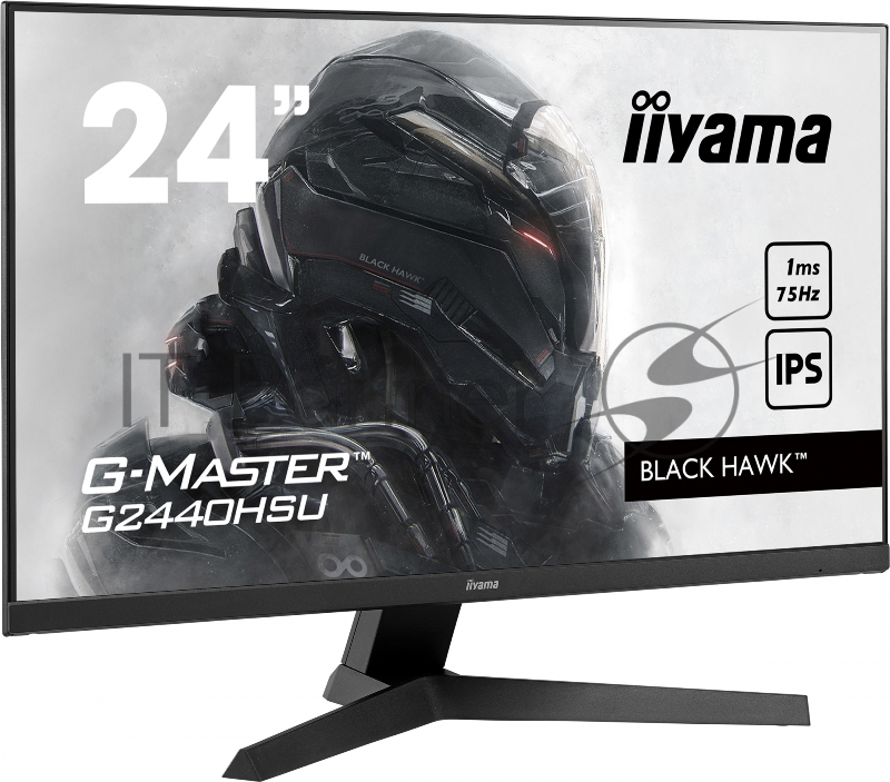 Монитор 23,8 Iiyama G-MASTER G2440HSU-B1 1920x1080@75Гц IPS LED 16:9 1ms HDMI DP 2*USB2.0 80M:1 1000:1 178/178 250cd Tilt Speakers Black