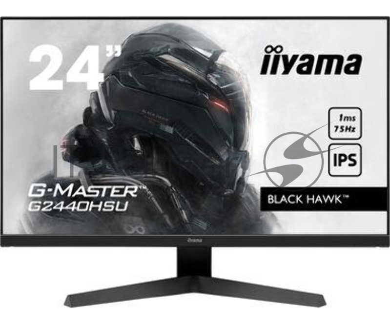 Монитор 23,8 Iiyama G-MASTER G2440HSU-B1 1920x1080@75Гц IPS LED 16:9 1ms HDMI DP 2*USB2.0 80M:1 1000:1 178/178 250cd Tilt Speakers Black