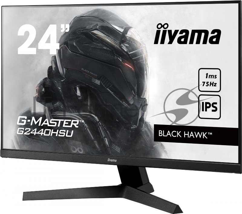 Монитор 23,8 Iiyama G-MASTER G2440HSU-B1 1920x1080@75Гц IPS LED 16:9 1ms HDMI DP 2*USB2.0 80M:1 1000:1 178/178 250cd Tilt Speakers Black
