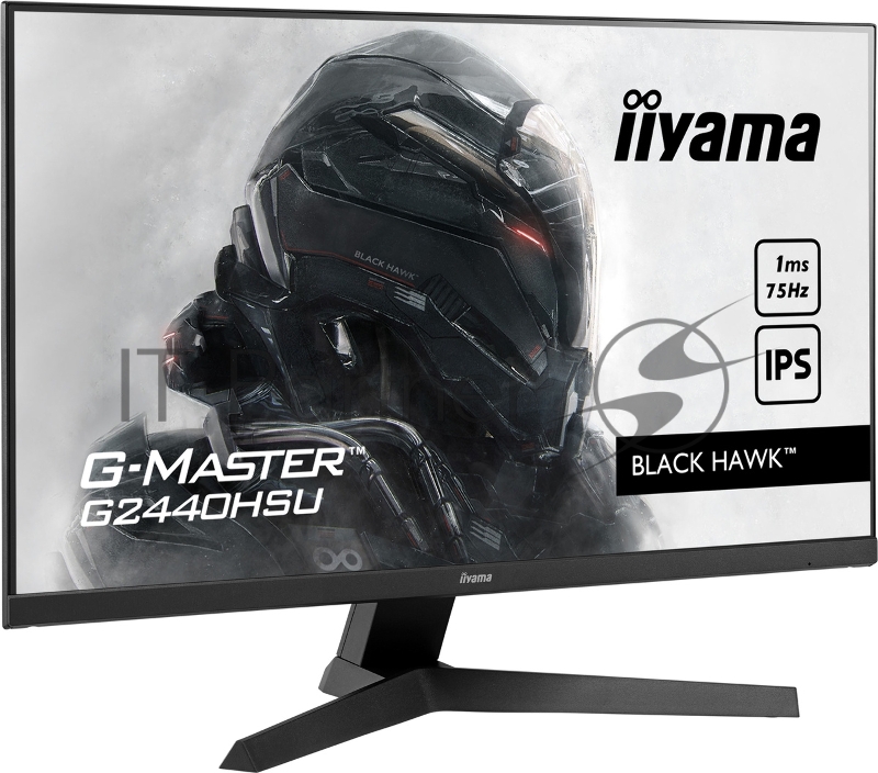 Монитор 23,8 Iiyama G-MASTER G2440HSU-B1 1920x1080@75Гц IPS LED 16:9 1ms HDMI DP 2*USB2.0 80M:1 1000:1 178/178 250cd Tilt Speakers Black