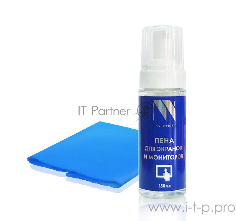 Чистящий набор для экранов NV-Office, 150 мл(пена+салфетка)