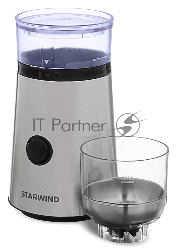Кофемолка Starwind SGP3612 200Вт сист.помол.:ротац.нож вместим.:60гр серебристый