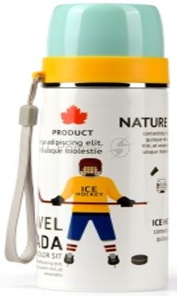 Термос BAROUGE TRAVEL CANADA А-1 белый 350 мл, нержавеющая сталь