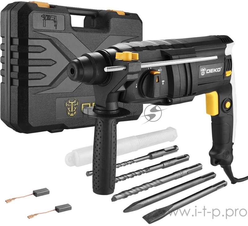 Перфоратор Deko DKH850W патрон:SDS-plus уд.:3Дж 850Вт (кейс в комплекте)