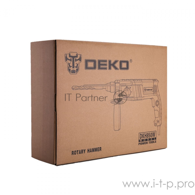 Перфоратор Deko DKH850W патрон:SDS-plus уд.:3Дж 850Вт (кейс в комплекте)