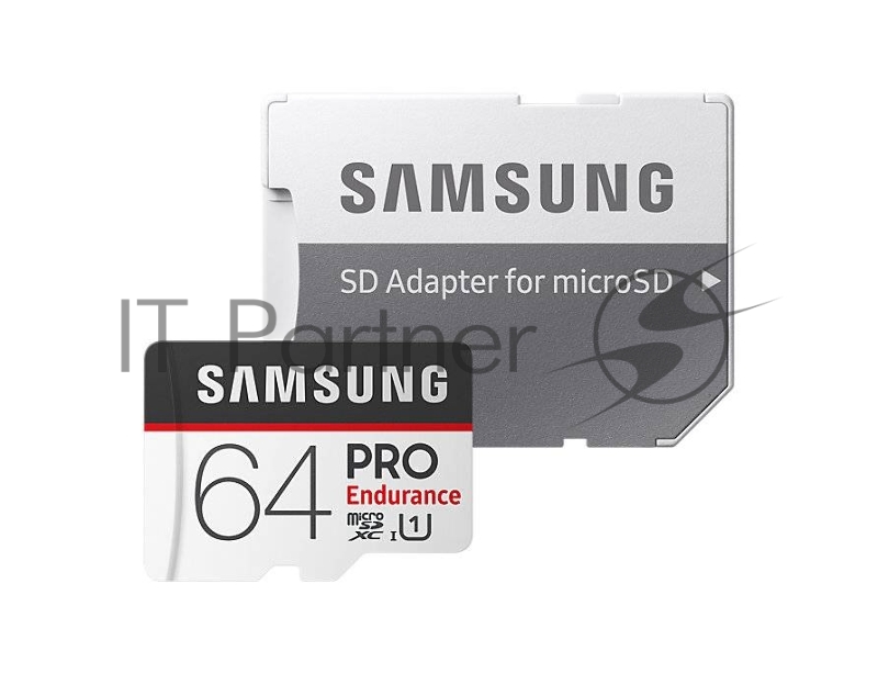 Карта памяти 64ГБ Samsung PRO Endurance MB-MJ64GA/RU microSD XC UHS-I + адаптер