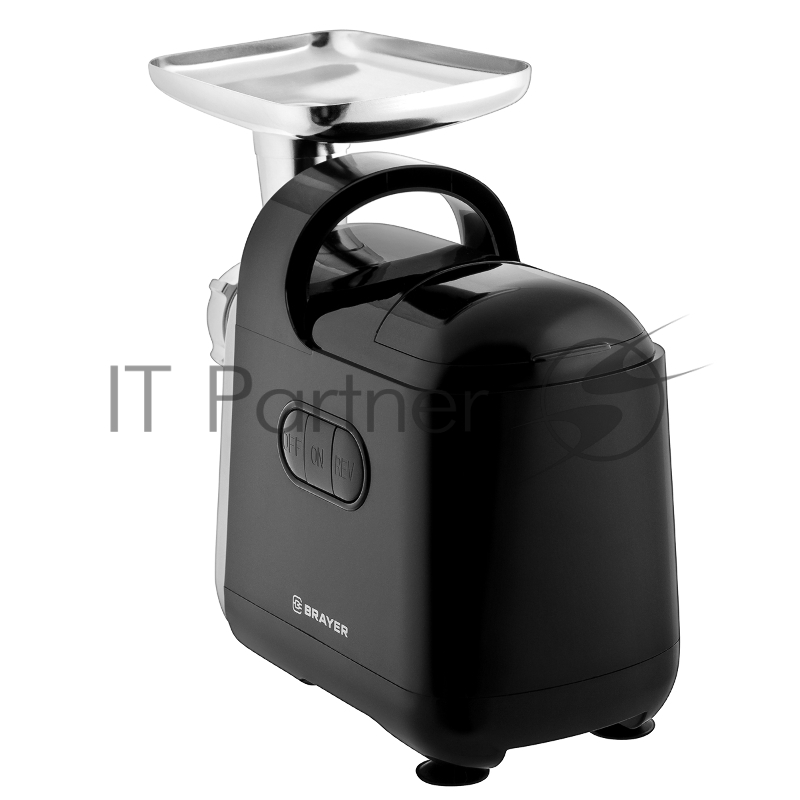 Мясорубка BRAYER BR1602, 1800 Вт, реверс, насадки кеббе, колбасы, овощей, отсек для хранен, 2 диска