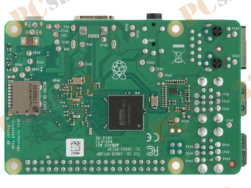 Микрокомпьютер - платформа Espada Raspberry Pi 3 Model B+ (1.40ГГц, 1ГБ, microSD, HDMI, LAN, WiFi, BT, без ОС)