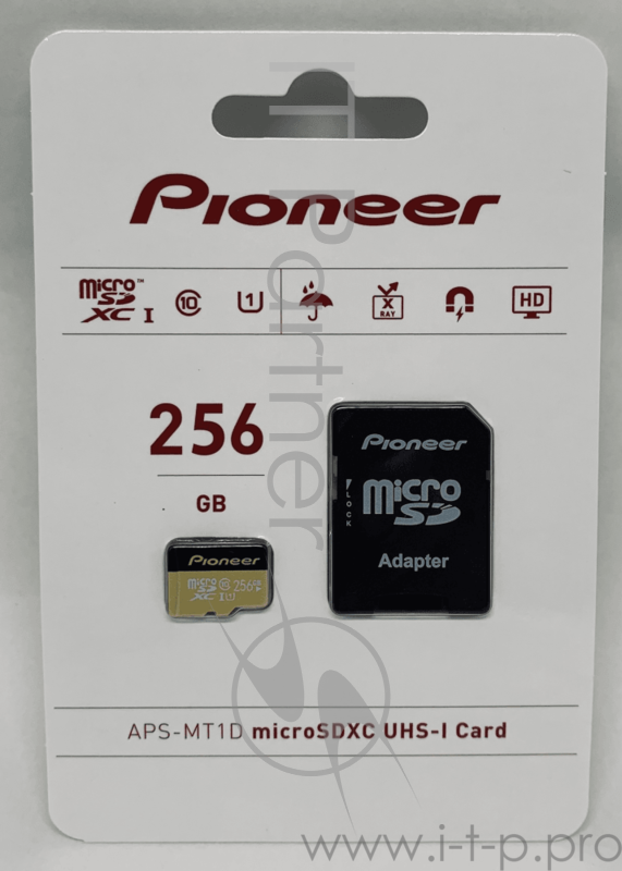 Карта памяти Pioneer MicroSD Card, Cl10/UHS1/U1,256GB