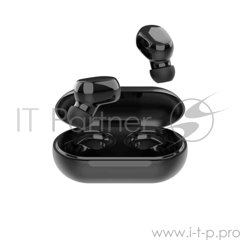 Наушники HIPER Беспроводные наушники Bluetooth HIPER TWS OKI Black (HTW-LX1) Bluetooth 5.0 гарнитура Li-Pol 2x50mAh+200mAh, Черный