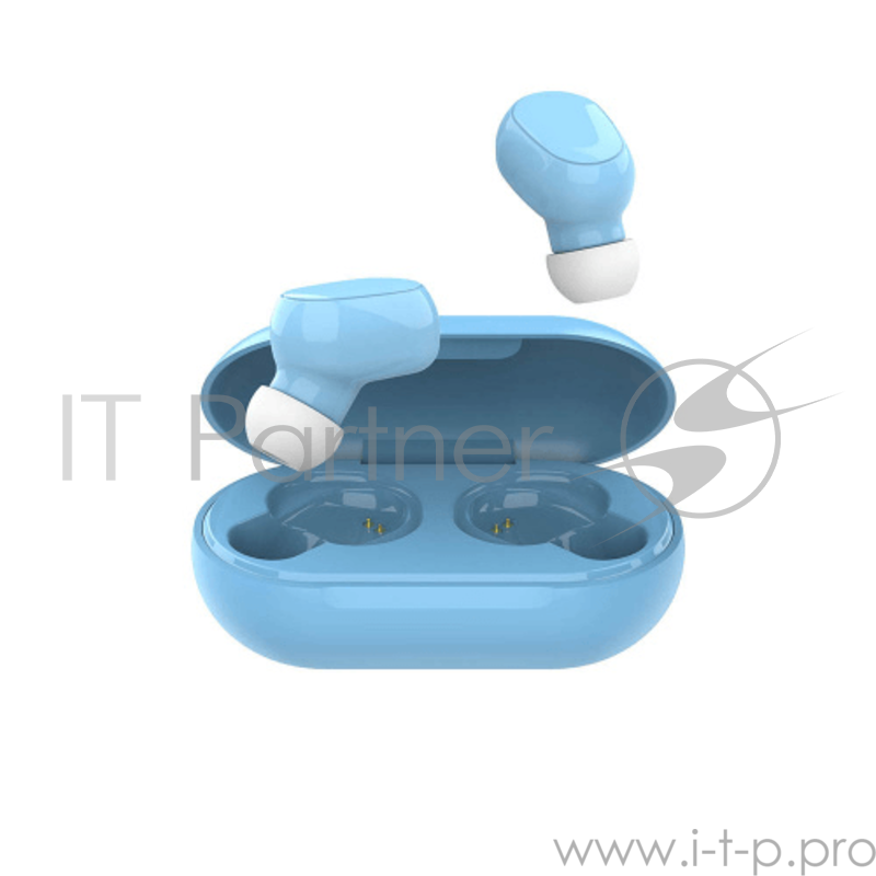 Беспроводные наушники Bluetooth HIPER TWS OKI Blue (HTW-LX4) Bluetooth 5.0 гарнитура Li-Pol 2x50mAh+200mAh, Синий