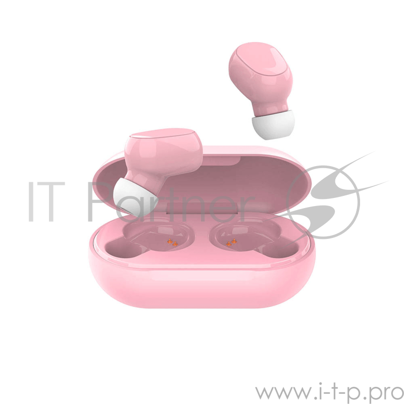 Беспроводные наушники Bluetooth HIPER TWS OKI Pink (HTW-LX3) Bluetooth 5.0 гарнитура Li-Pol 2x50mAh+200mAh, Розовый