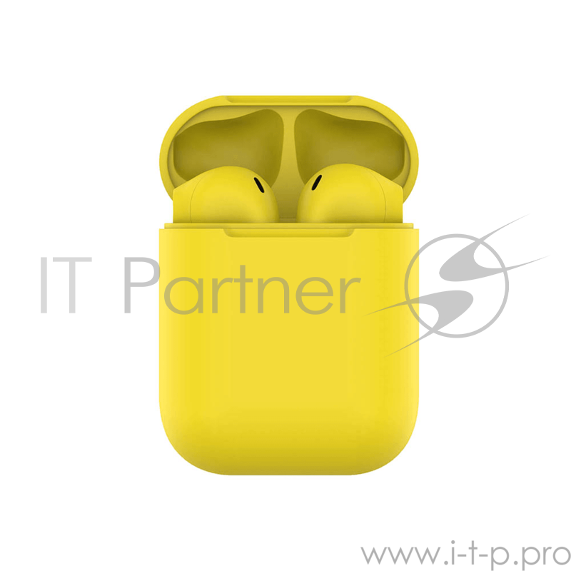 Наушники HIPER Беспроводные наушники HIPER TWS AIR Soft Bluetooth 5.0 гарнитура Li-Pol 2x50mAh+300mAh, Желтый