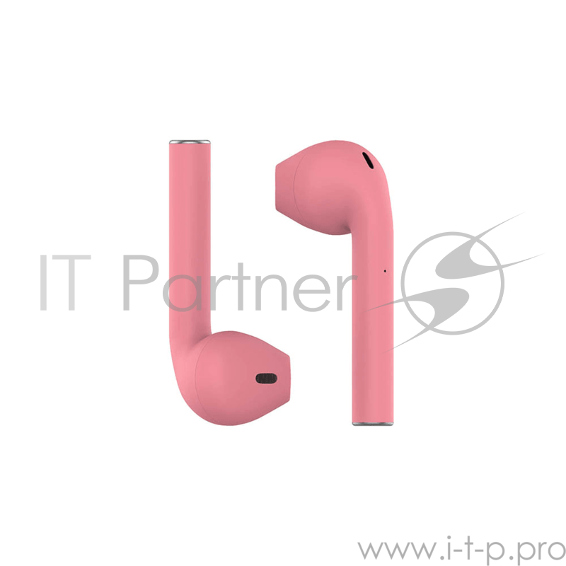 Наушники HIPER Беспроводные наушники HIPER TWS AIR Soft Bluetooth 5.0 гарнитура Li-Pol 2x50mAh+300mAh, Розовый