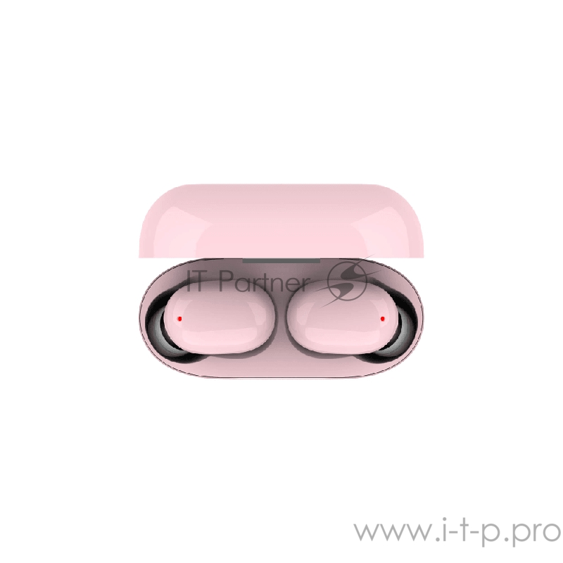 Наушники HIPER Беспроводные наушники HIPER TWS SAMUN Soft Bluetooth 5.0 гарнитура Li-Pol 2x40mAh+300mAh, Розовый