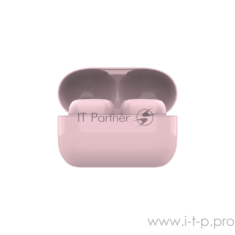 Наушники HIPER Беспроводные наушники HIPER TWS SAMUN Soft Bluetooth 5.0 гарнитура Li-Pol 2x40mAh+300mAh, Розовый