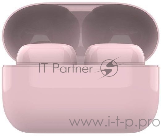 Наушники HIPER Беспроводные наушники HIPER TWS SAMUN Soft Bluetooth 5.0 гарнитура Li-Pol 2x40mAh+300mAh, Розовый