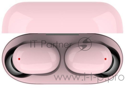 Наушники HIPER Беспроводные наушники HIPER TWS SAMUN Soft Bluetooth 5.0 гарнитура Li-Pol 2x40mAh+300mAh, Розовый