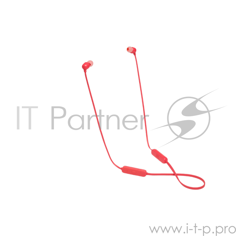 Наушники JBL Беспроводная гарнитура JBL T115BT, коралловая