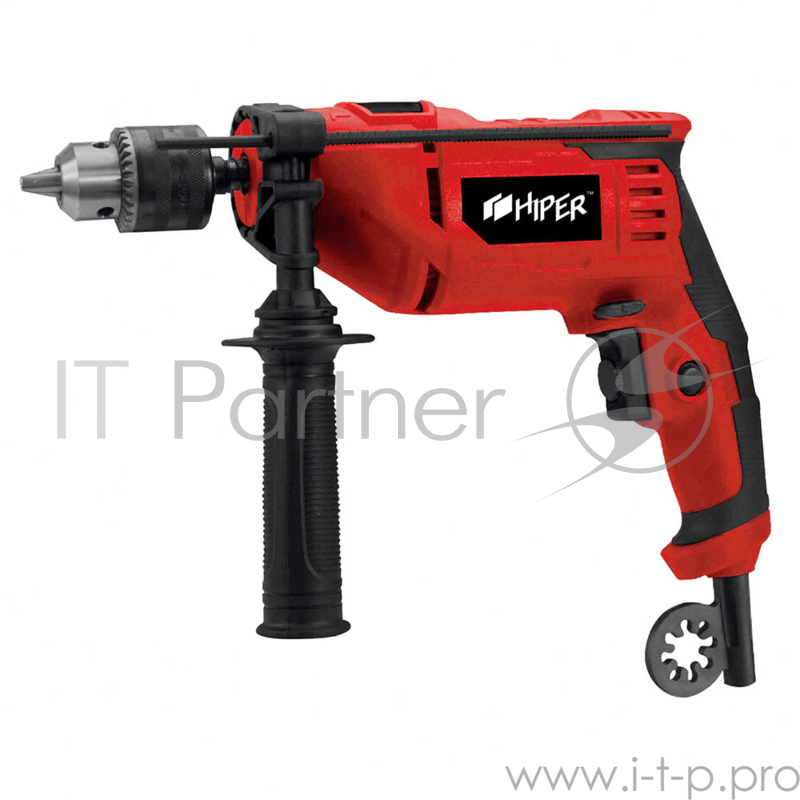 Дрель Hiper Дрель ударная HIPER 680Вт 0 -3000об/мин, 13мм, коробка