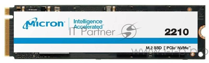 Твердотельный накопитель Micron 2210 SSD 1TB, 3D QLC, M.2 (2280), PCIe Gen 3.0 x4, NVMe, R2200/W1800, TBW 360ТБ
