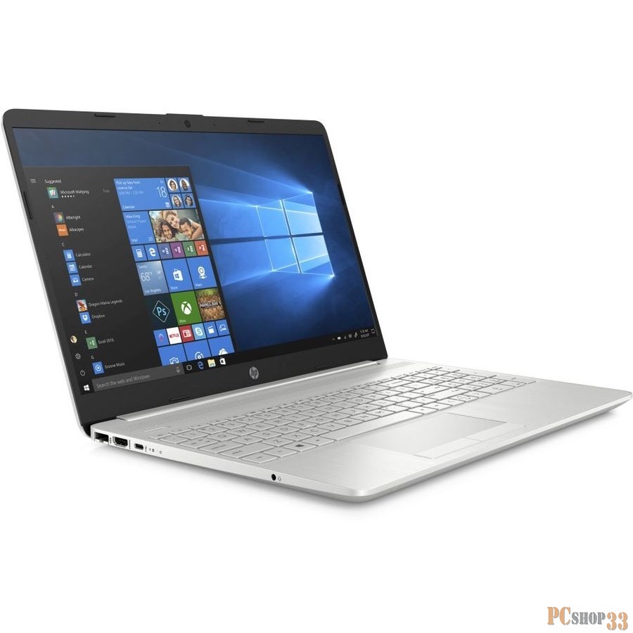 Ноутбук HP15 15-dw3002ur 15.6 FHD, Intel Core i5-1135G7, 16Gb, 512Gb SSD, no ODD, NVidia MX350 2Gb, FreeDOS, серебристы