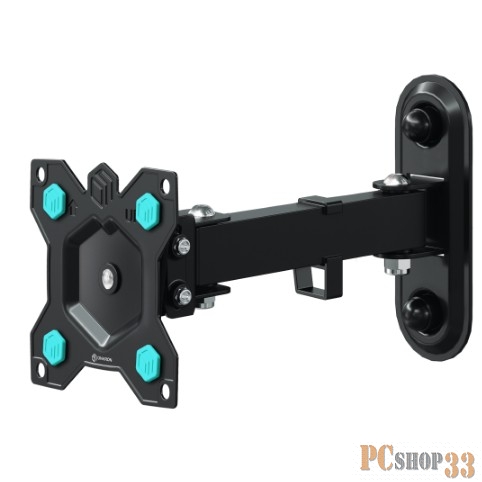 ONKRON BASIC R2 чёрный Для телевизоров диагональю 10-27 Максимальная нагрузка: 25 кг VESA: 75х75, 100х100 мм