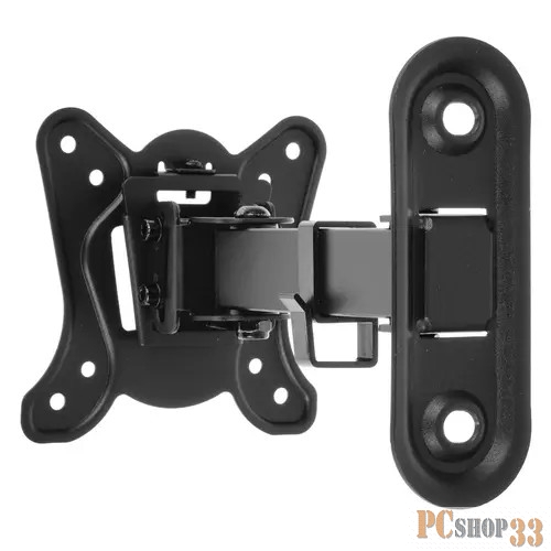 ONKRON BASIC R2 чёрный Для телевизоров диагональю 10-27 Максимальная нагрузка: 25 кг VESA: 75х75, 100х100 мм