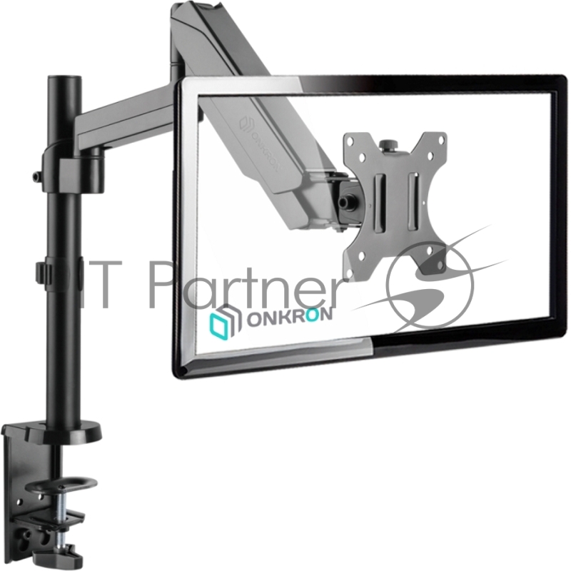 Кронштейн для мониторов Onkron G70 черный 13-34 макс.8кг настольный поворот и наклон верт.перемещ.