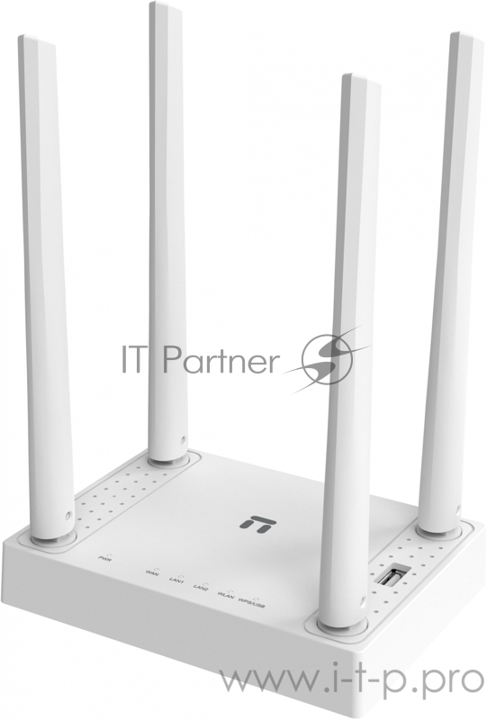 Роутер беспроводной Netis MW5240 N300 10/100BASE-TX/4G ready белый