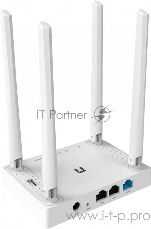 Роутер беспроводной Netis MW5240 N300 10/100BASE-TX/4G ready белый