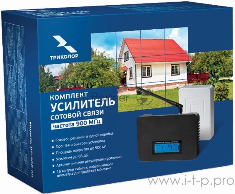 Усилитель сигнала Триколор DS-900-kit 15м однодиапазонная черный