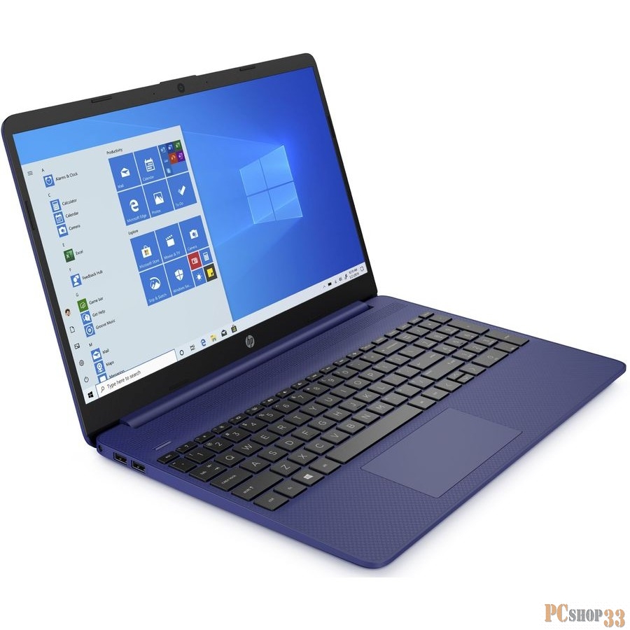 Ноутбук 15.6 IPS FHD HP 15s-fq2019ur indigo blue (Pen 7505/8Gb/512Gb SSD/noDVD/VGA int/DOS) (2X1S8EA)