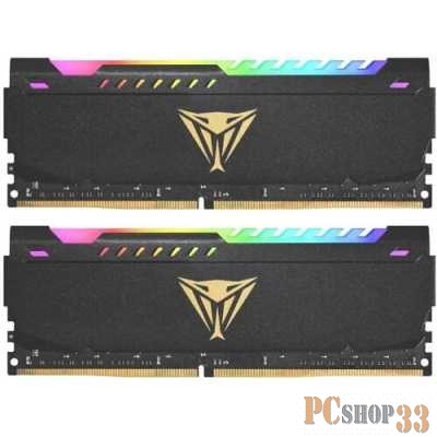 Оперативная память DDR 4 DIMM 32Gb (16Gbx2) PC28800, 3600Mhz, CL20, PATRIOT Viper Steel RGB Kit (PVSR432G360C0K) (retail)