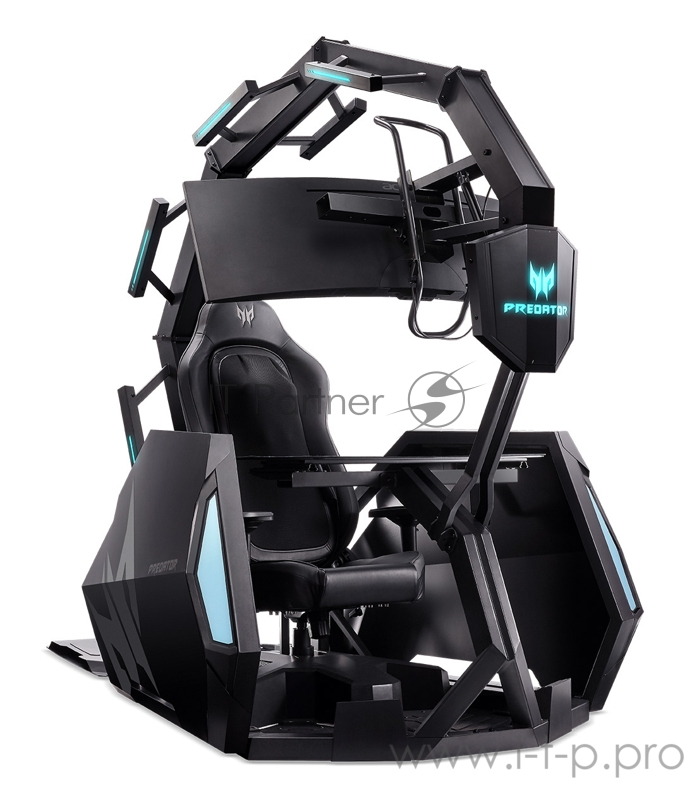 Кресло игровое Acer Predator Thronos Air PGC 900 черный сиденье черный с подголов. пластик черный