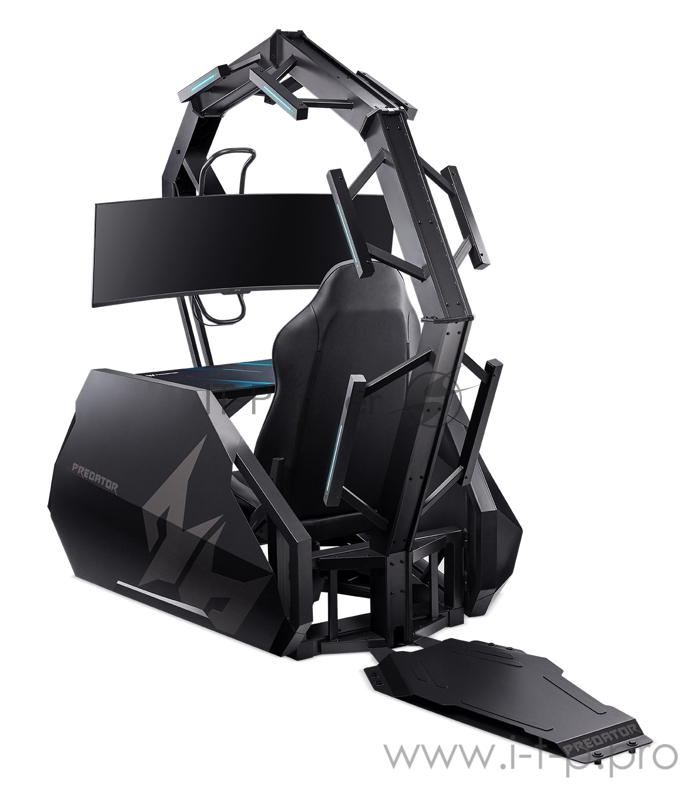 Кресло игровое Acer Predator Thronos Air PGC 900 черный сиденье черный с подголов. пластик черный