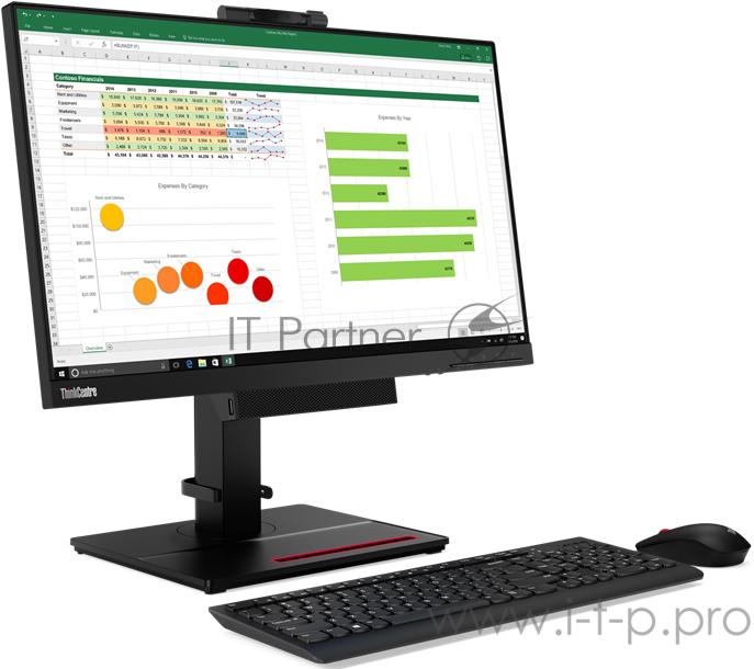 Монитор Lenovo TIO 24 G4 IR 23,8 16:9 IPS 1920x1080 4ms 1000:1 250 178/178 /DP-in//IR Cam/Speakers, LTPS
