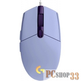 Мышь Logitech Mouse G102 LIGHTSYNC Gaming LILAC Retail