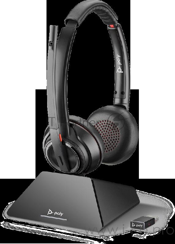 Гарнитура беспроводная Savi 8220 UC, S8220 C, D200 USB-A, OTH, STEREO, DECT, UK/EURO/AUS/NZ